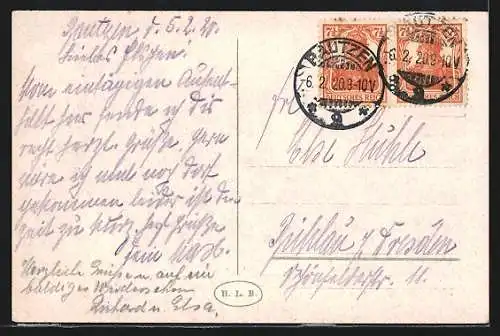 AK Bautzen /Sa., Totalansicht von Süden