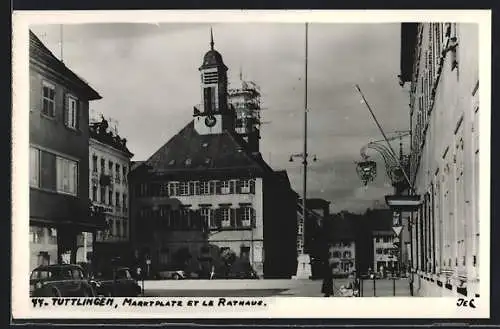 AK Tuttlingen, Marktplatz und Rathaus