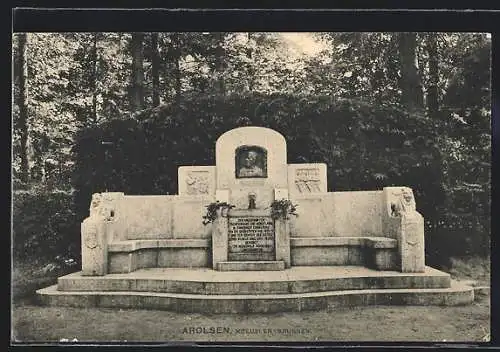 AK Arolsen, Der Kreusler-Brunnen