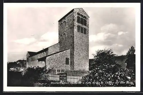 AK Mosbach /Baden, Kirche St. Cäzilien auf dem Berge