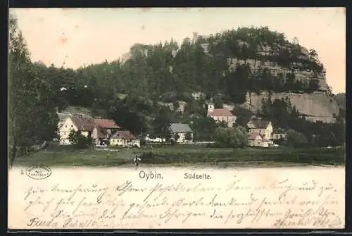 AK Oybin, Ortsansicht, Südseite
