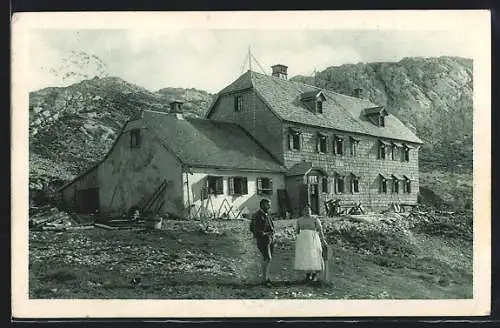 AK Schiestl-Haus des Österr. Touristen-Club am Hochschwab