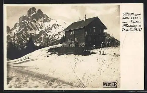AK Mödlinger Hütte, Berghütte mit Reichenstein