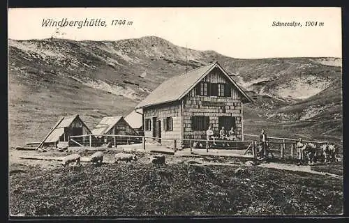 AK Windberghütte mit Schneealpe