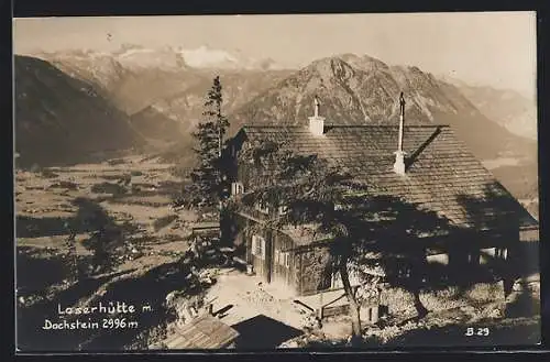 AK Loserhütte, Blick auf die Berghütte