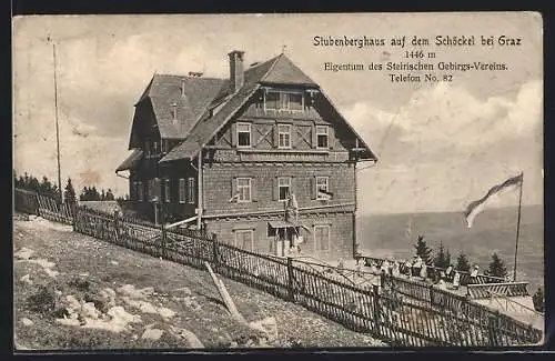 AK Graz, Stubenberghaus auf dem Schöckel