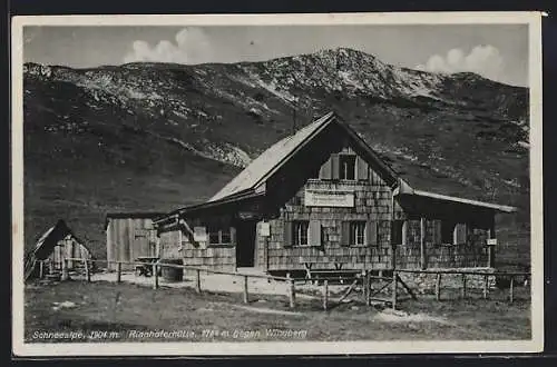 AK Rinnhoferhütte am Windberg