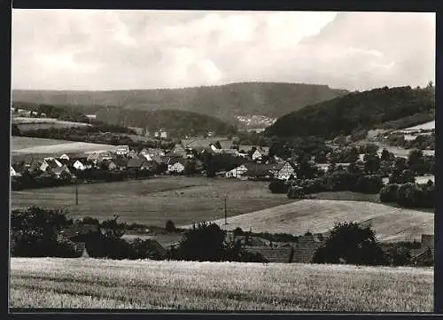 AK Kathus, Totalansicht von einem Berg aus