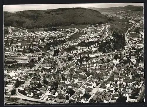 AK Ebingen, Totalansicht aus der Vogelschau