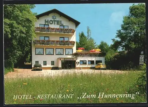 AK Nonnweiler-Otzenhausen, Café-Hotel-Restaurant  Zum Hunnenring