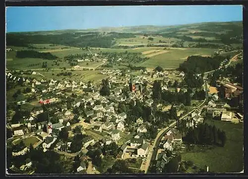 AK Ruppichteroth im Bröltal, Totalansicht vom Flugzeug aus