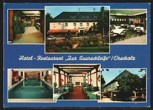 AK Orscholz, Hotel-Restaurant Zur Saarschleife in seche Ansichten