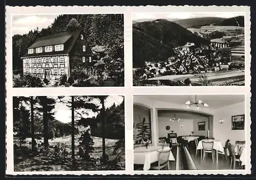 AK Willingen /Hochsauerland, Ortsansicht und Haus Kesper-Geilen