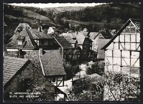 AK Heinebach in Hessen, Blick ins Oberdorf