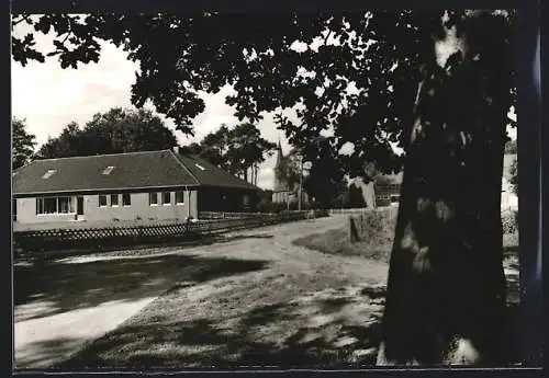 AK Spahnharrenstätte, Teilansicht mit Blick zur Kirche