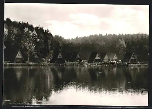 AK Wellingholzhausen /T. W., Feriensiedlung am See