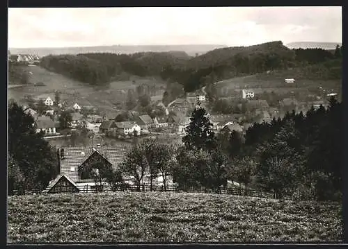 AK Leiberg über Paderborn, Totalansicht von einem Berg aus