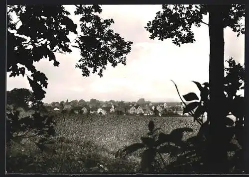 AK Ense-Lüttringen, Ortsansicht aus der Ferne