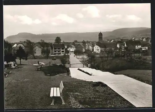 AK Ehlen, Ortstotale mit Blick zum Kirchturm