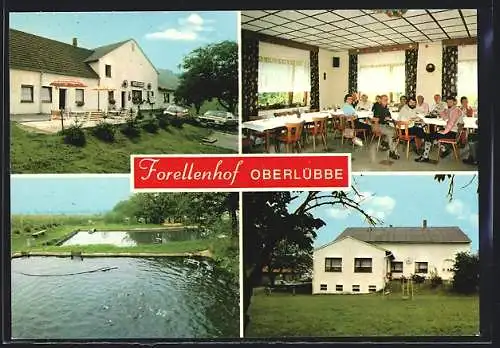 AK Oberlübbe, Gasthaus-Pension Forellenhof W. Möhle, Lübber-Tor 50