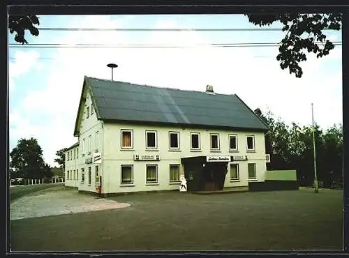 AK Stuvenborn Krs. Segeberg, Gasthaus Zum goldenen Hahn