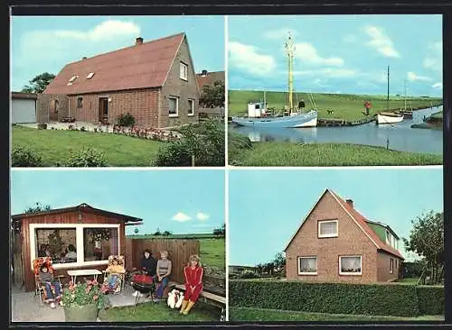 AK Kaiser-Wilhelm-Koog /Nordsee, Ferienwohnung Klaus Meyer und Frau