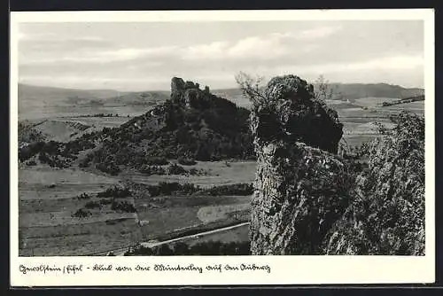 AK Gerolstein /Eifel, Blick von der Munterley auf den Auberg