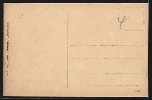 AK Trier, Hauptmarkt mit Geschäften