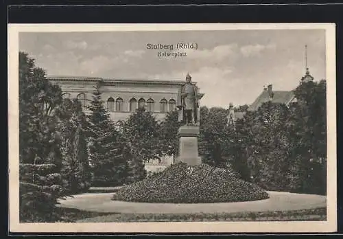 AK Stolberg / Rhld., Kaiserplatz im Sonnenschein