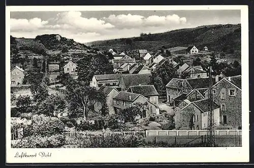 AK Vicht bei Stolberg, Ortsansicht mit Bergen