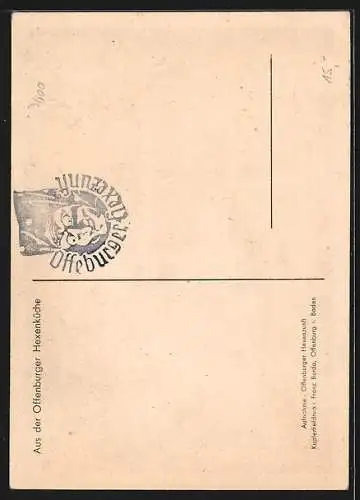 AK Offenburg, Offenburger Hexenküche, Fasching