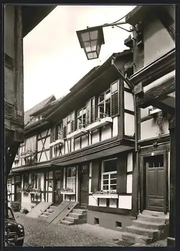AK Gengenbach /Schwarzwald, Alter Winkel mit Fachwerkhaus