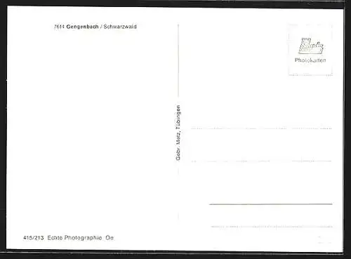 AK Gengenbach /Schwarzwald, Strassenpartie mit Fachwerkhäusern