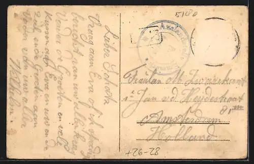 Steindruck-AK Eschweiler, Liebfrauenkloster