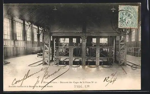 AK Mines-de-Lens, Descente des Cages de la Fosse No. 12, Kohlebergbau