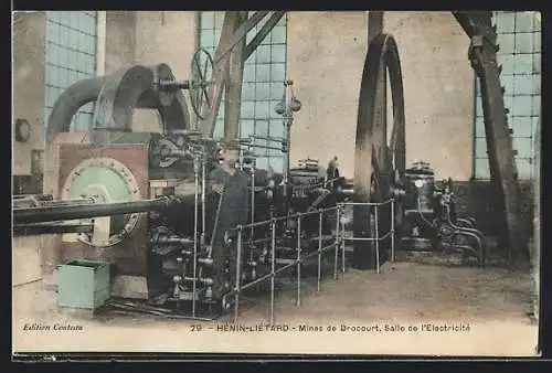 AK Hénin-Liétard, Mines de Drocourt, Salle de l`Electricité, Kohlebergbau