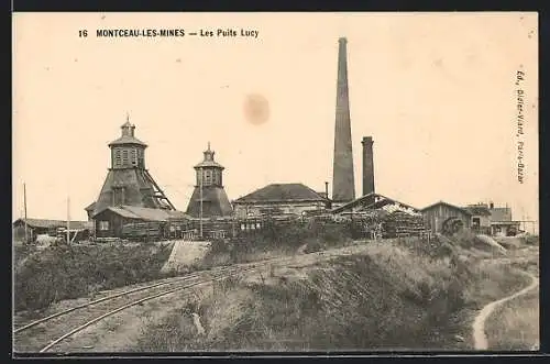 AK Montceau-les-Mines, Les Puits Lucy, Kohlebergbau