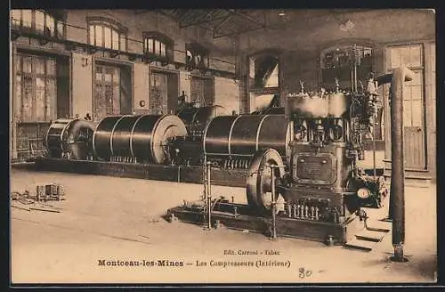 AK Montceau-les-Mines, Les Compresseurs Intérieur, Kohlebergbau