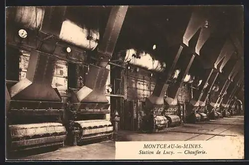 AK Montceau-les-Mines, Station de Lucy, Chaufferie, Kohlebergbau