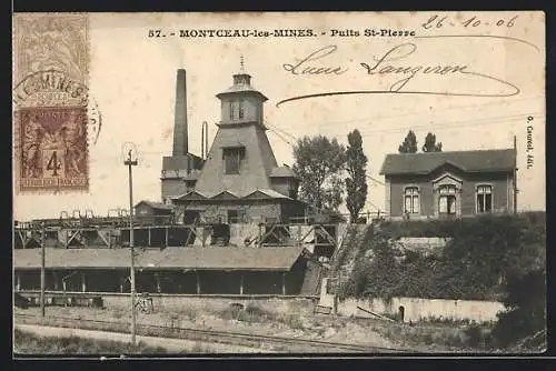 AK Montceau-les-Mines, Puits St-Pierre, Kohleförderanlagen