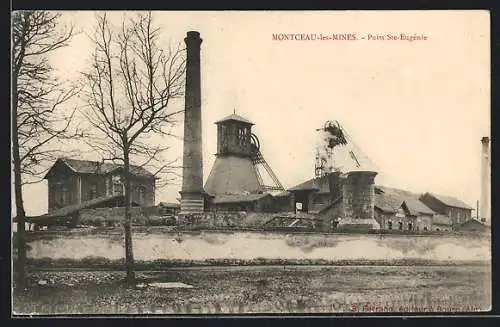 AK Montceau-les-Mines, Puits Ste-Eugénie, Kohlebergbau