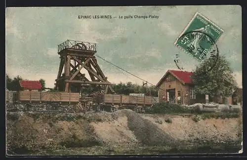 AK Epinac-les-Mines, Le puits Champs-Pialey, Kohlebergbau