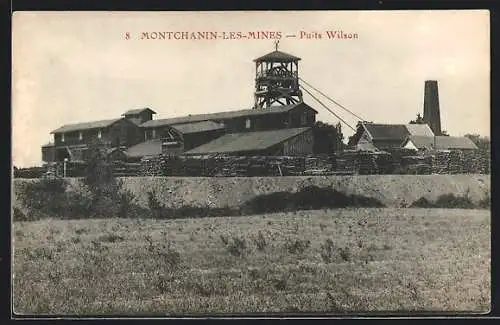 AK Montchanin-les-Mines, Puits Wilson, Kohlebergbau