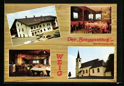 AK Oberfahrenberg, Berggasthof Weig, versch. Ansichten