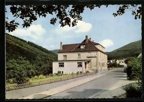 AK Plettenberg / Westf., Hotel-Gaststätte Zum Freibad, Landemerter Weg 1