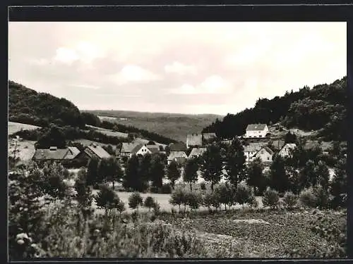 AK Krauthausen / Sontra, Ortsansicht aus der Vogelschau