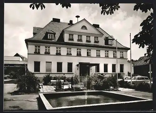 AK Kirchheim / Aulatal, Blick zum Rathaus