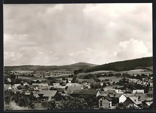 AK Kirchheim / Aulatal, Totalansicht aus der Vogelschau