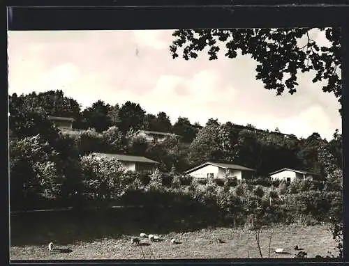 AK Kirchheim / Aulatal, Blick zur neuen Siedlung