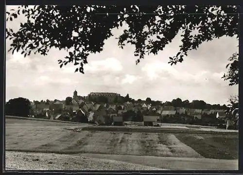 AK Rhoden / Waldeck, Ortsansicht aus der Ferne